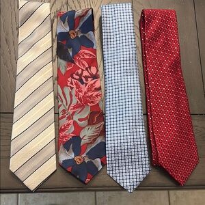 Lot of 4 Ties